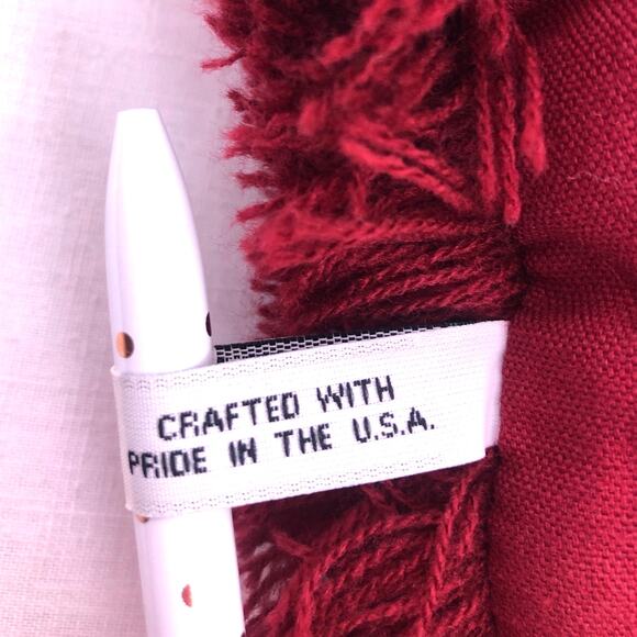 Vintage Angel Needlepoint Tapestry Fringe 8X7 Mini Accent Pillow Home Decor - Picture 5 of 7